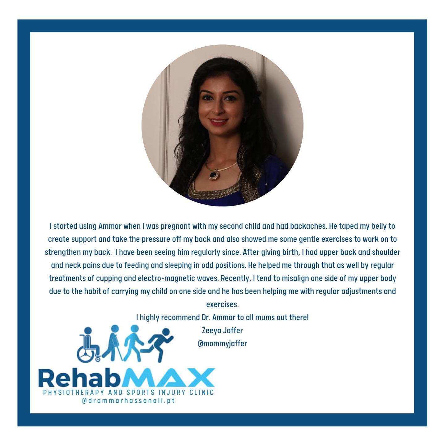 One of the most rewarding parts of my career is helping people feel at peace in their bodies again! @mommyjaffer first came to see me due to back pain caused by her pregnancy and is now a regular client! Whether you’re…